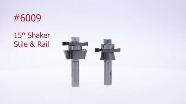 Whiteside 6009 15 Degree Shaker Stile & Rail Router Bit: 1 Inch